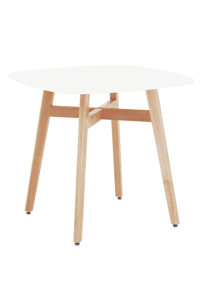 DacEnergy Dining table, white/, 80x80 cm, DEJAN 3 NEW