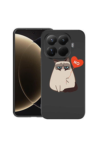 bestcase Husă premium din silicon pentru Xiaomi 15T Pro, cu design Meme - Grumpy Says No, 3100018 PB 657