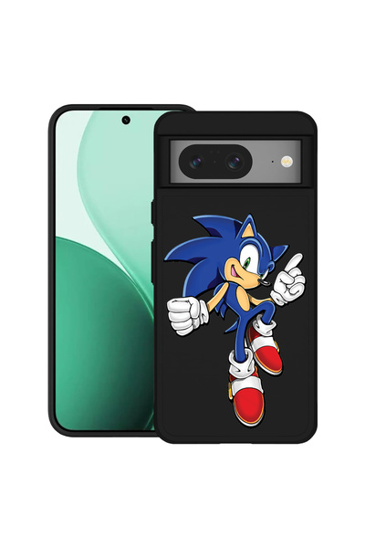 bestcase TPU Ultra Slim Case For Google Pixel 8, cu Design Sonic Boom, 210000...