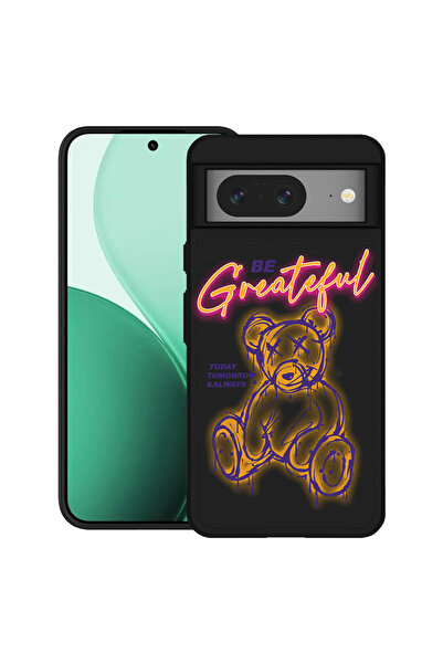 bestcase Carcasă ultra subțire TPU pentru Google Pixel 8, cu design ursuleț d...