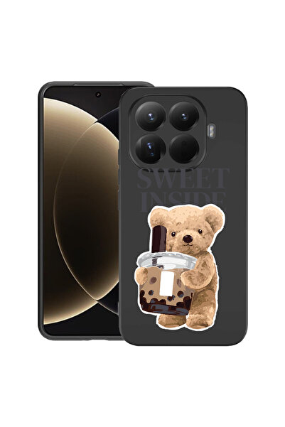 bestcase Husă premium din silicon pentru Xiaomi 15T Pro, cu design Teddy Bear...