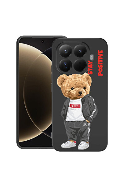 bestcase Husă premium din silicon pentru Xiaomi 15T Pro, cu design Stay Posit...