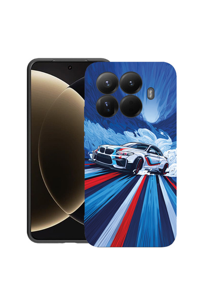 bestcase Husă premium din silicon pentru Xiaomi 15T Pro, cu design BMW 3 E46, 3100018 PB 1450