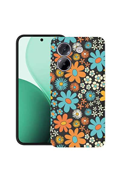bestcase Carcasă ultra subțire TPU pentru Poco M7 Pro 5G, model floral cu des...