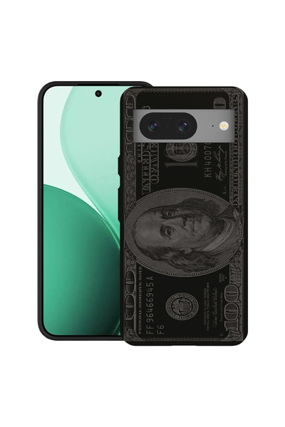 bestcase Carcasă ultrasubțire TPU pentru Google Pixel 8, cu design MR. Franklin 100 dolari, 2100008 B 1454