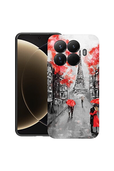 bestcase Husă premium din silicon pentru Xiaomi 15T Pro, cu design Turnul Eiffel din Paris, 3100018 PB 1378