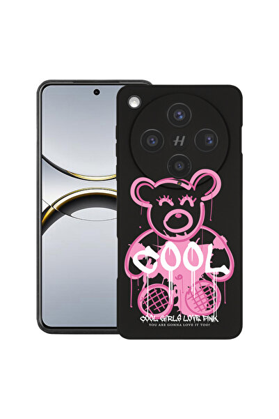 bestcase Husă premium din silicon pentru OPPO Find X8, cu design Teddy Bear C...