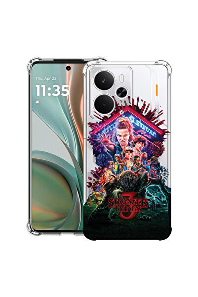 bestcase Αντικραδασμική θήκη για Poco M7 Pro 5G, με σχέδιο Stranger Things, 2...