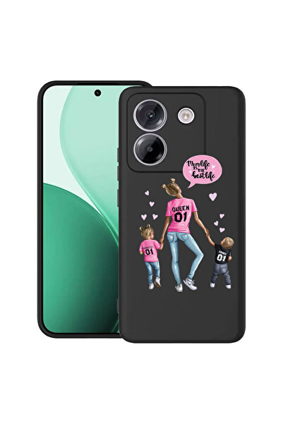 bestcase Carcasă ultra subțire TPU pentru Poco M7 Pro 5G, cu design Mom Life ...