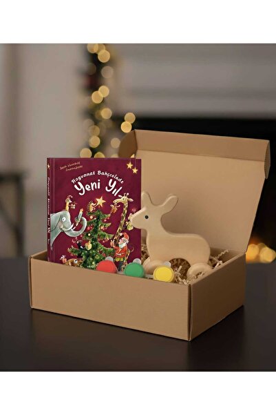 Mikido Box Yılbaşı Hediyesi | Yeni Yıl Temalı Çocuk Aktivite Kutusu | Anne-Ço...