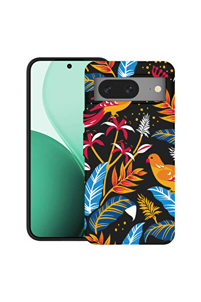 bestcase Carcasă ultrasubțire TPU pentru Google Pixel 8, cu design păsări col...