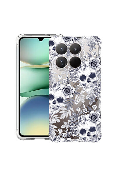 bestcase Carcasă antișoc pentru Xiaomi 17, cu design craniu alb-negru, 209999...