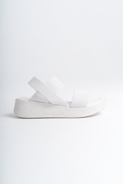 Redoxy Women's Orthopedic and Thick Sole Double Banded Elastic Daily Sandals