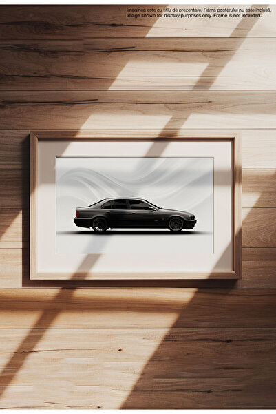 21mxm Sports Car Canvas Poster - Unframed Digital Print on Matte Canvas - 1536 540i E39