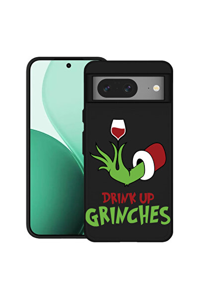 bestcase Carcasă ultra subțire TPU pentru Google Pixel 8, cu design Grinches ...