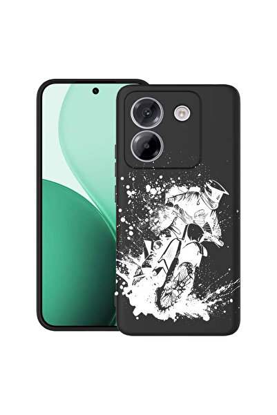bestcase Carcasă ultra subțire TPU pentru Poco M7 Pro 5G, cu design MotoCross, 2100003 B 1452