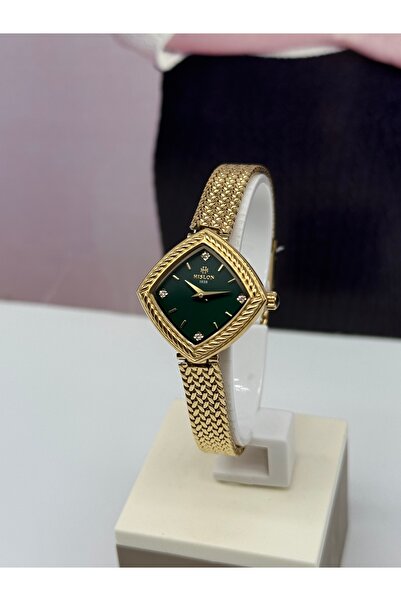 Hislon Gold Straw Women's Wristwatch 3 Atm Waterproof