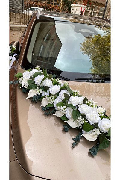 Z&B FLOWERS Gelin Araba Süsü Araba Çiçeği Gelin Arabası Çiçeği Yapay Çiçek