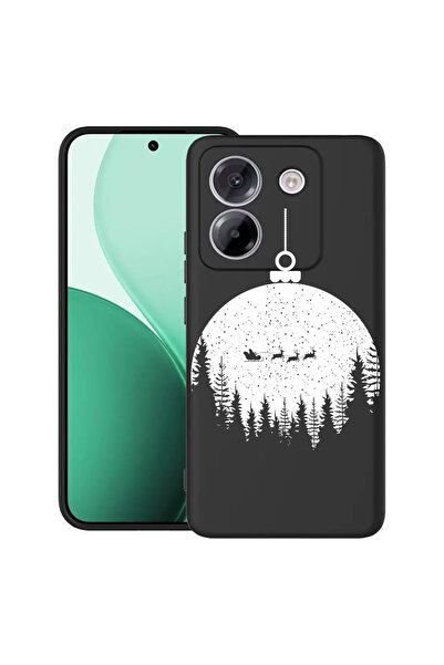 bestcase Carcasă ultra subțire TPU pentru Poco M7 Pro 5G, cu design Glob de Crăciun, 2100003 B 1605