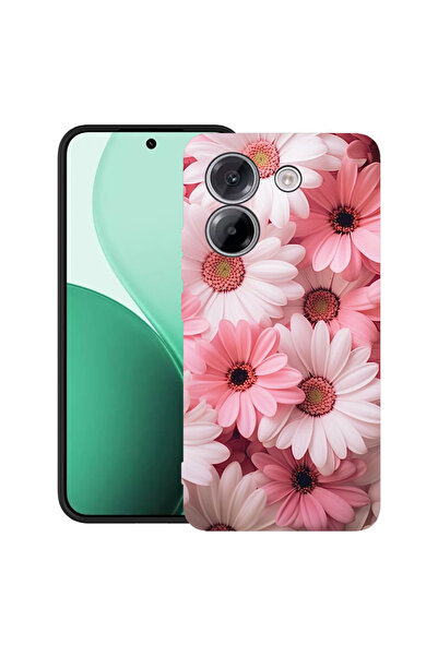 bestcase Carcasă ultra subțire TPU pentru Poco M7 Pro 5G, cu design roz margaretă, 2100003 B 1144
