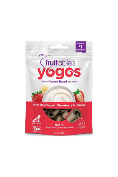 Fruitables مكافآت الكلاب من يوكوز - موز وفراولة ٣٤٠ غرام