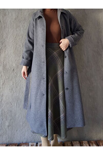 hrmonny Retro Cashmere Coat Length 120 cm Trench Coat