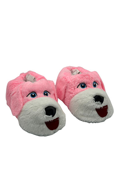 BENGASO Unisex Home Slippers Plush Slippers with Dog Figure