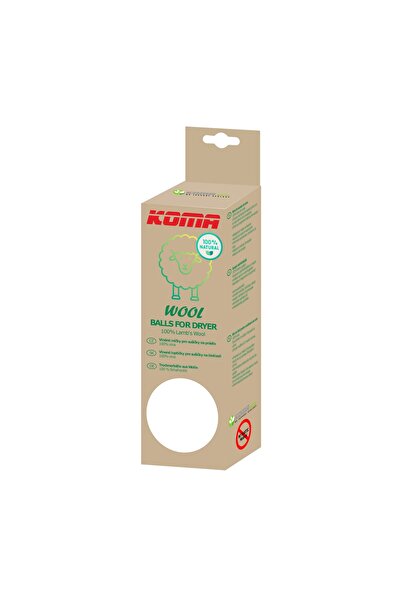 KOMA MS03 - Sheep wool balls for clothes dryer, 3pcs