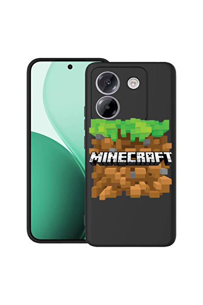 bestcase Carcasă ultra subțire TPU pentru Poco M7 Pro 5G, cu design Minecraft...