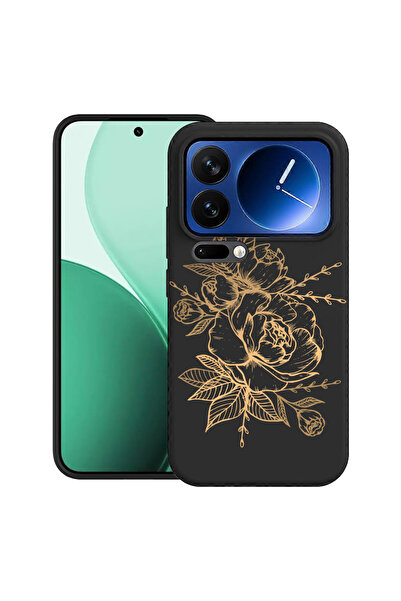 bestcase Carcasă ultra subțire TPU pentru Xiaomi 17 Pro, cu design roz auriu,...