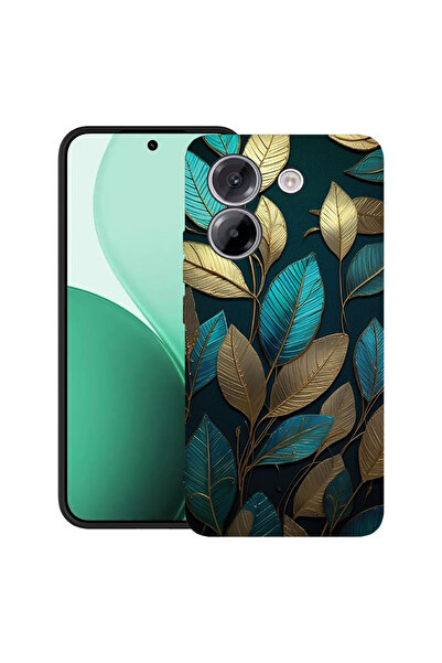bestcase Carcasă ultra subțire TPU pentru Poco M7 Pro 5G, cu design pene aurii, 2100003 B 1164