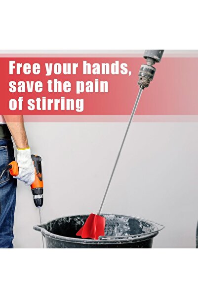 TERRIFI 3-Piece 11-inch Paint Stirrer Drill Mixer Attachment