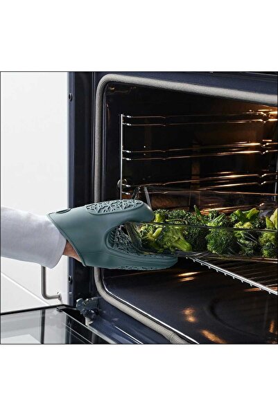 Vi Caro 2 Adet 180° Isıya Dayanıklı Silikon Fırın Eldiveni Fırın Tencere Teps...