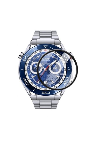 Forzacase Huawei Watch Ultimate 2 uyumlu Çerçeveli Tam Kaplayan 3D Pet Ekran ...