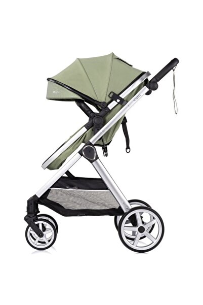 Chipolino Vista 2 in 1 – stroller 0+ with convertible, reversible seat and suspension wheels