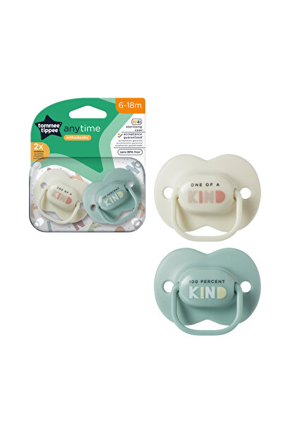 tommee tippee Suzeta ortodontica Anytime, 6-18 luni, 2 buc