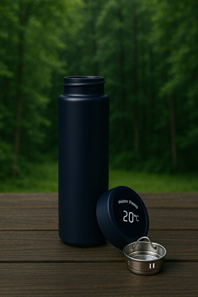 KARASU HOME Dijital Sıcaklık Göstergeli Paslanmaz Çelik Termos 500ml