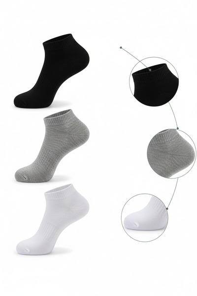 HRN Textile 6-Pack of Children's Bamboo Short Socks