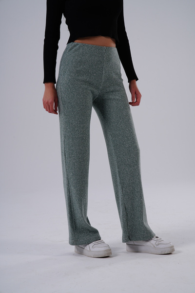 HOFY 1593 Yumoş Knitwear Ribbed Knit Trousers