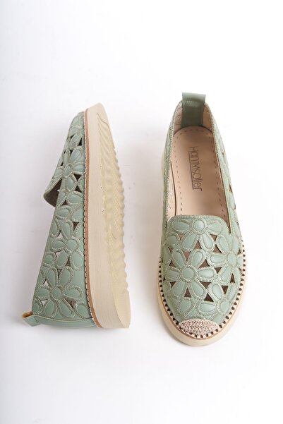 Redoxy Women's Comfortable Sole Elegant Patterned Daily Ballerina Shoes