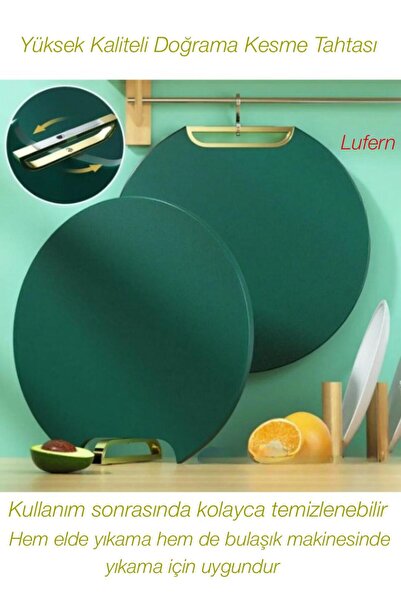Lufern Yüksek Kaliteli Çok Amaçlı Mutfak Sebze Meyve Et Balık Ekmek Doğrama K...