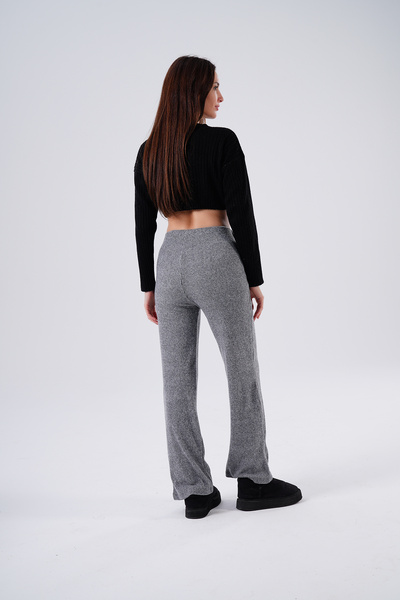 HOFY 1593 Yumoş Knitwear Ribbed Knit Trousers