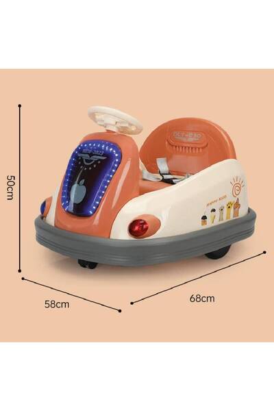 My modern game Unique Electric Bumper Car - 6V Kids Bumper Car with Wheels and Parental Remote Control