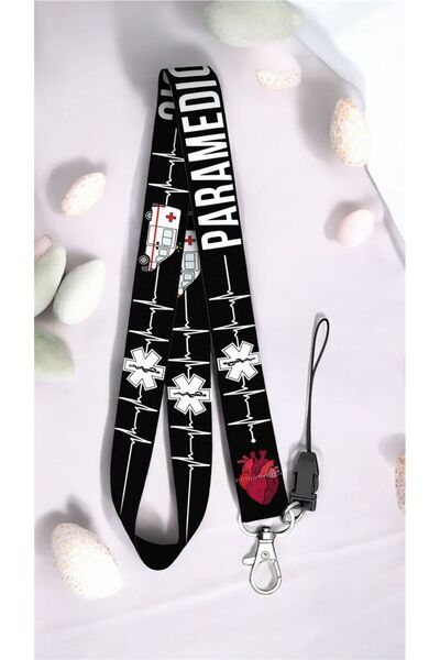 chic crazze حزام رقبة احترافي لبطاقة الهوية وحبل حمل الهاتف لأبطال الإسعافات ...