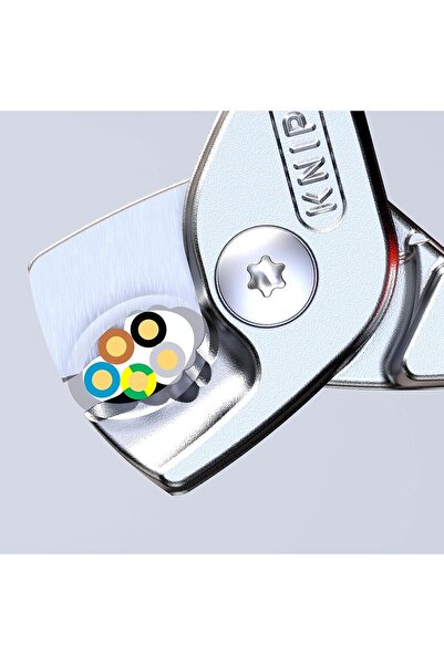 Knipex StepCut Cable Shears, chrome-plated, insulated, 160 mm