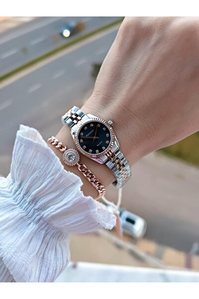 Ferrucci Small Vintage Case Steel Band 2 Years Warranty 3 Atm Women Wristwatch+Bracelet Fy.03630.6