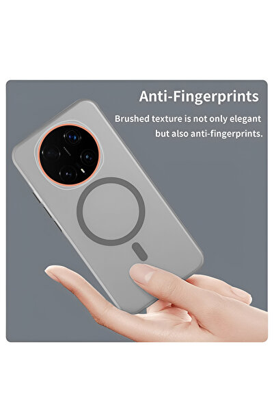 Wtech Honor Magic8 5G 2025 Hybrid Translucent Magsafe Raised Camera Lips Elegant Look Case Cover