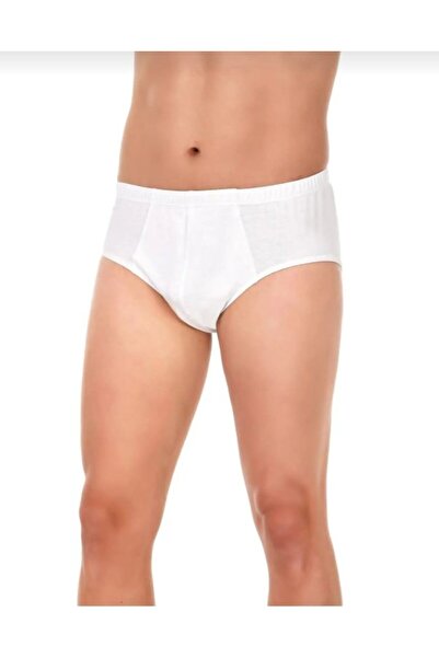 YILDIZ 03 Men's Single Layer 100% Cotton Slip Underwear 10 Pieces