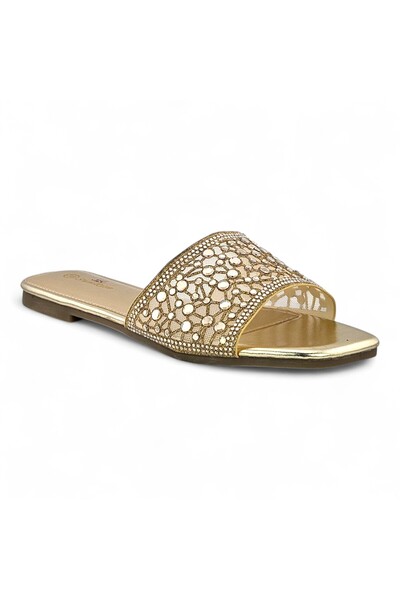 Sunrise Textured Flat Sandal