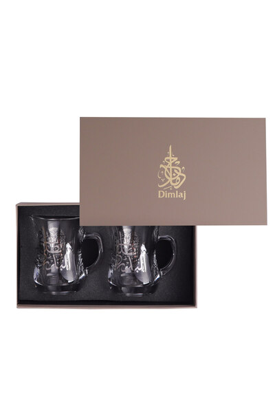 Dimlaj Bader Glass Mug CB/2-Platinum